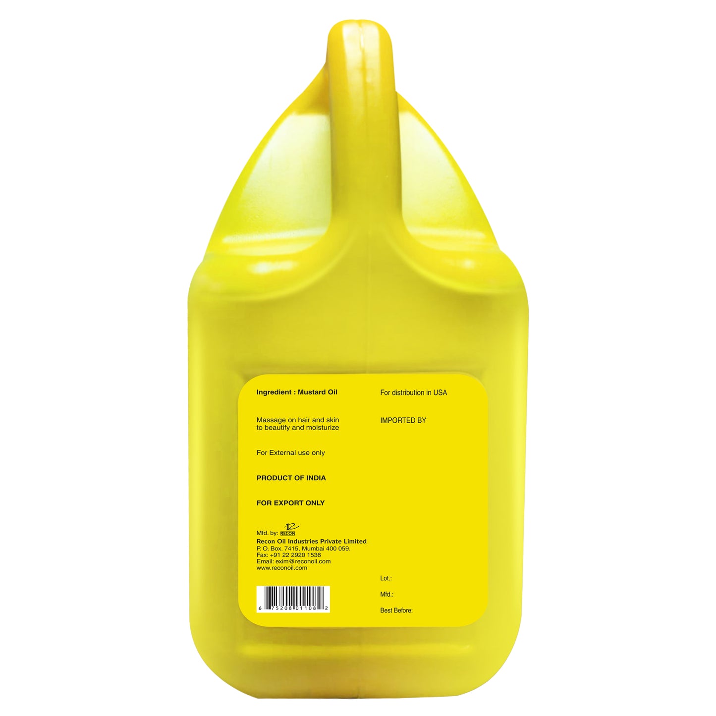 Premium Virgin Mustard Oil