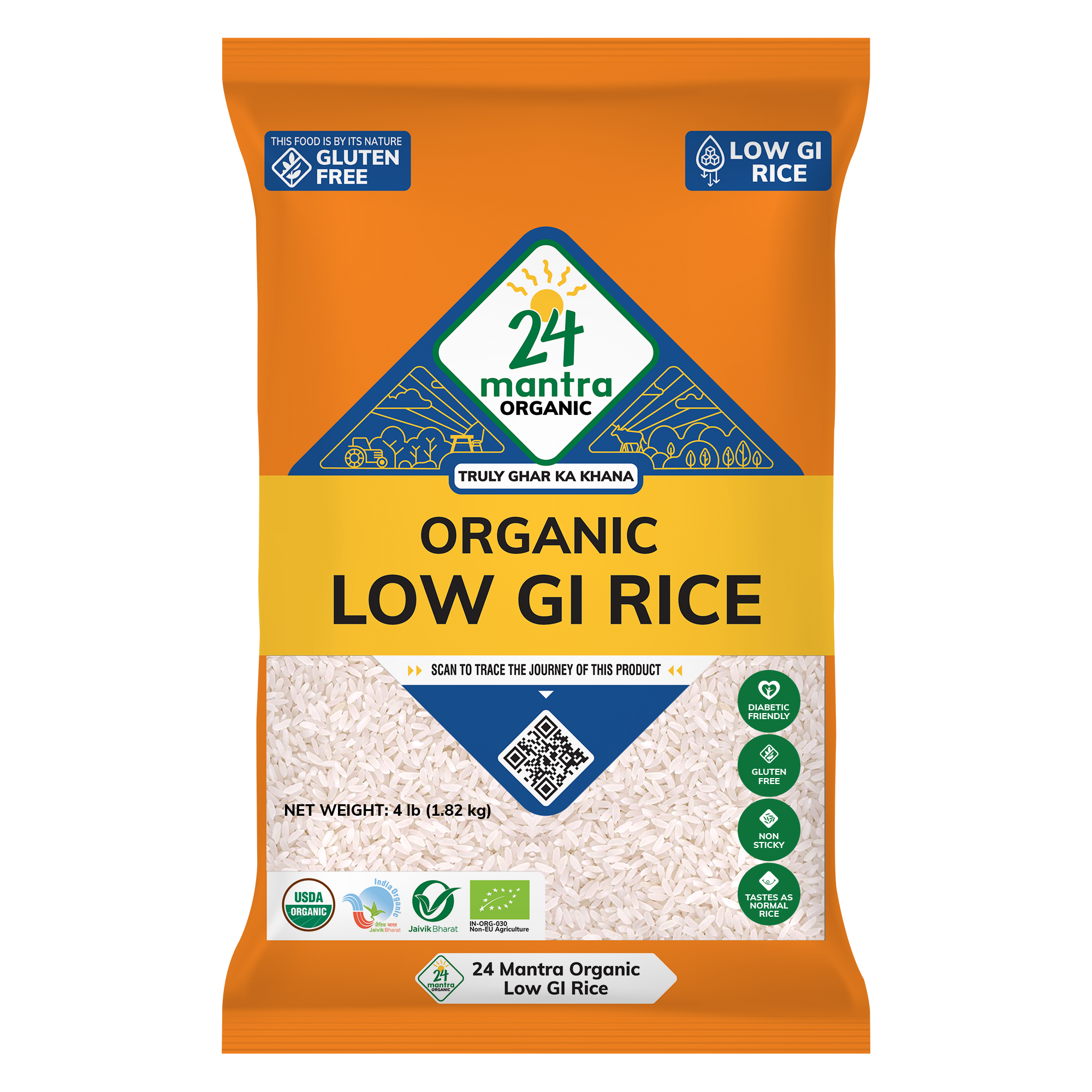 LOW GI Rice – Fyve Elements